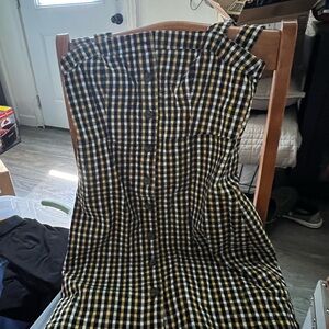 Hollister checkered dress size small